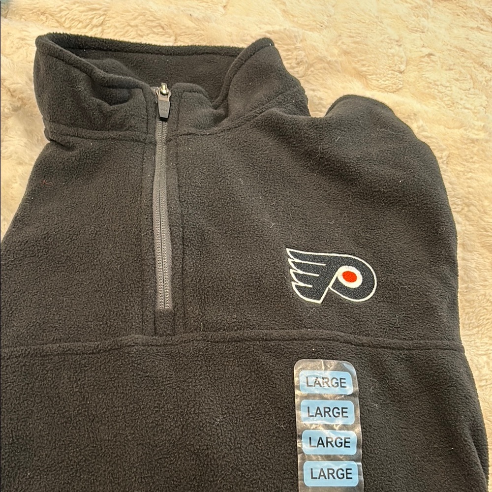 Black Fleece Pullover Sweater